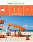 Beach Sun shade Canopy UPF 50+