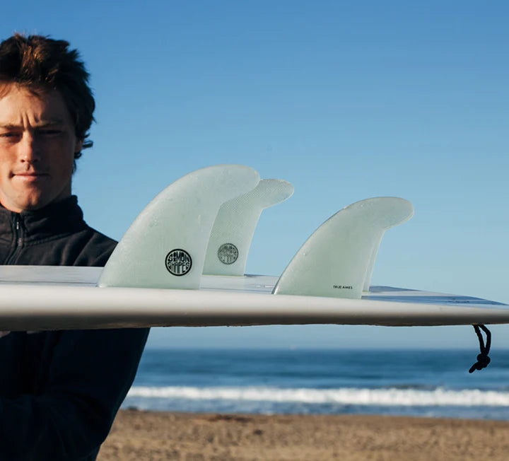 John Simon Quad Type II - Futures Compatible (Solid Fiberglass) - Surf Bored
