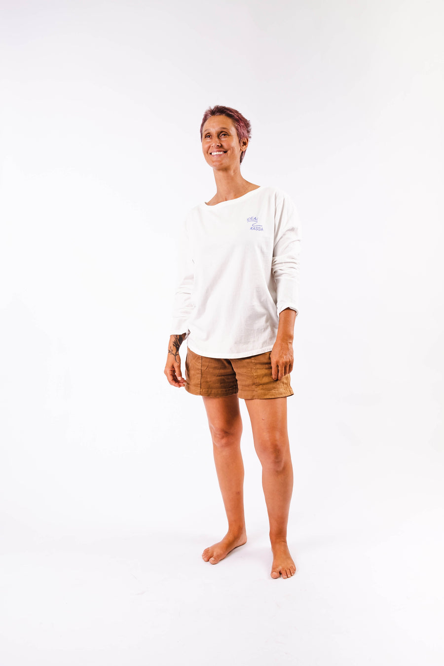 IDEAL x KASSIA SOFT WAVE LONG SLEEVE SHIRT