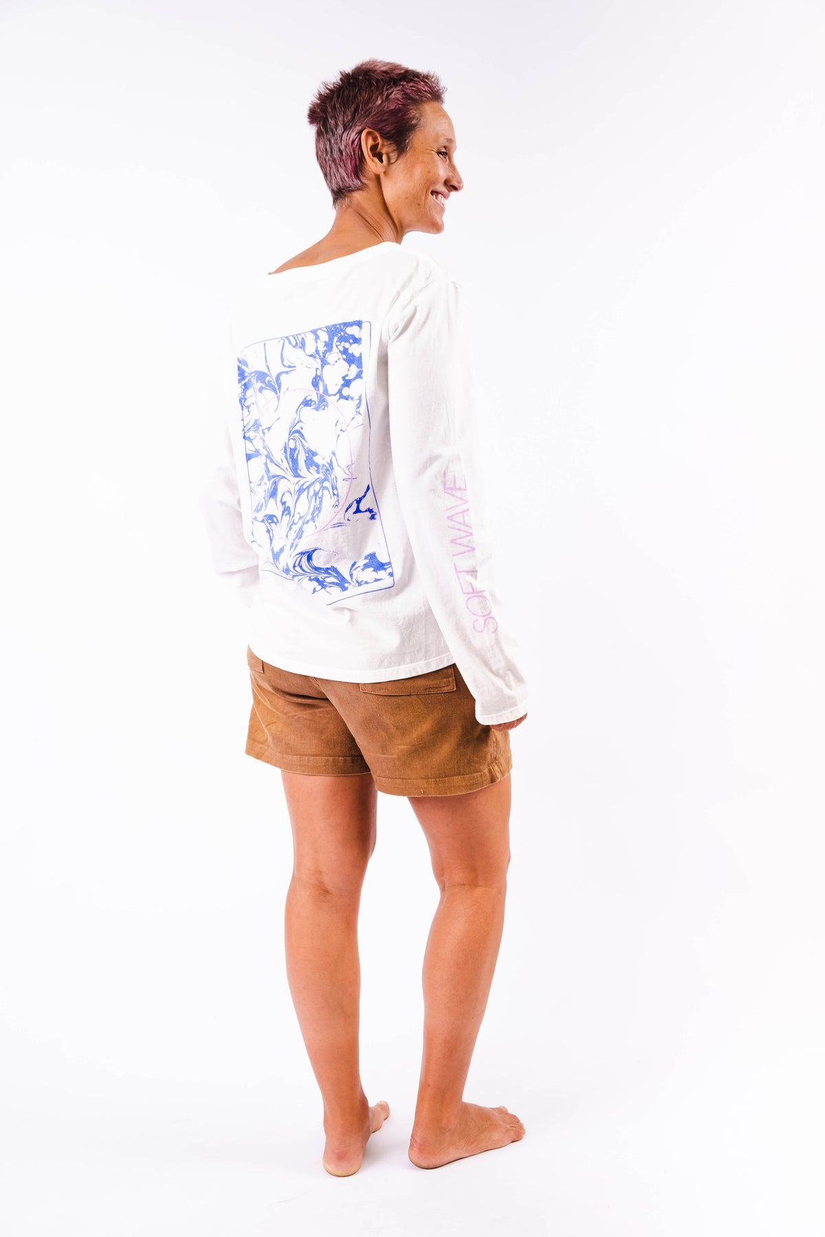 IDEAL x KASSIA SOFT WAVE LONG SLEEVE SHIRT - Surf Bored