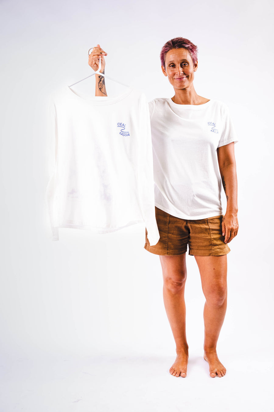 IDEAL x KASSIA SOFT WAVE LONG SLEEVE SHIRT