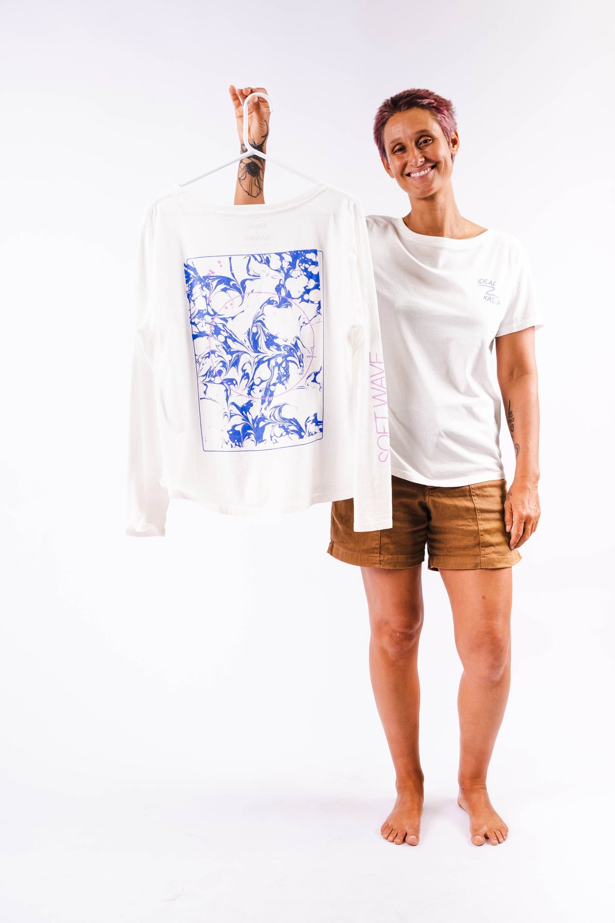 IDEAL x KASSIA SOFT WAVE LONG SLEEVE SHIRT - Surf Bored