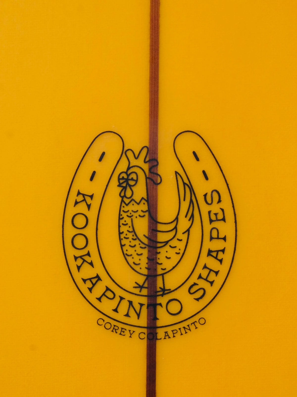 Kookapinto Shapes | 9'6" Classic Noserider - Mango Deck Tint Longboard - Surf Bored