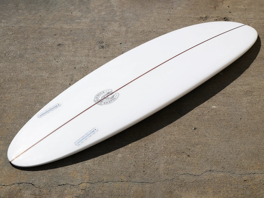 6'8" Thick Twin Clear (Wider) Surfboard - Surf Bored
