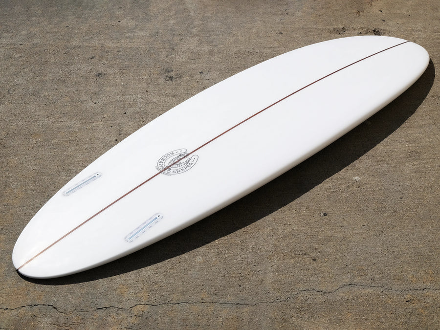 6'8" Thick Twin Clear Surfboard - Surf Bored
