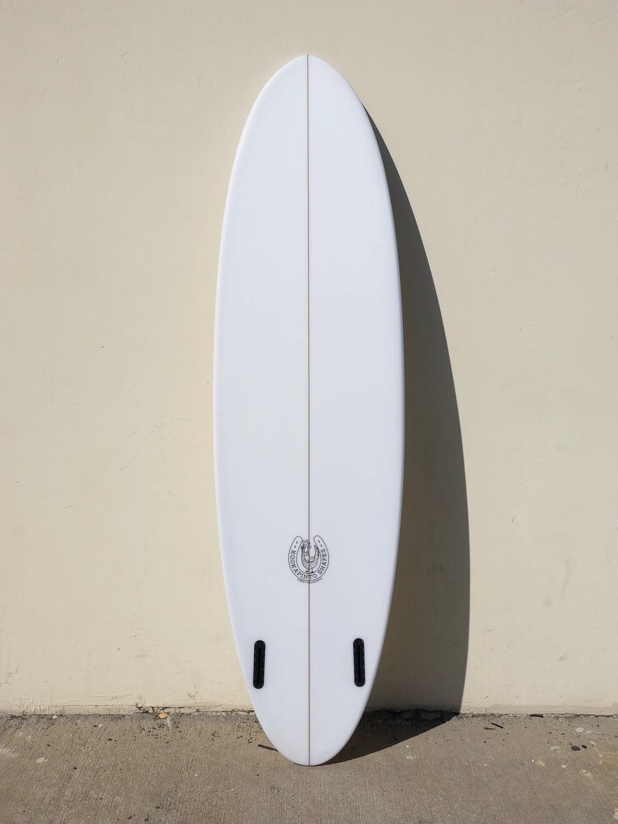 7'0" Thin Twin Clear Surfboard - Surf Bored
