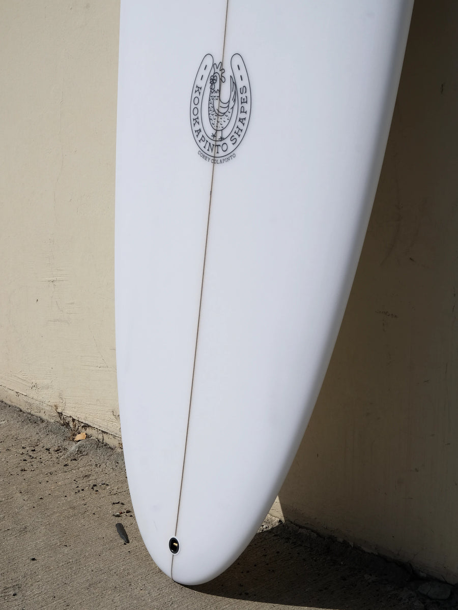 7'0" Thin Twin Clear Surfboard - Surf Bored