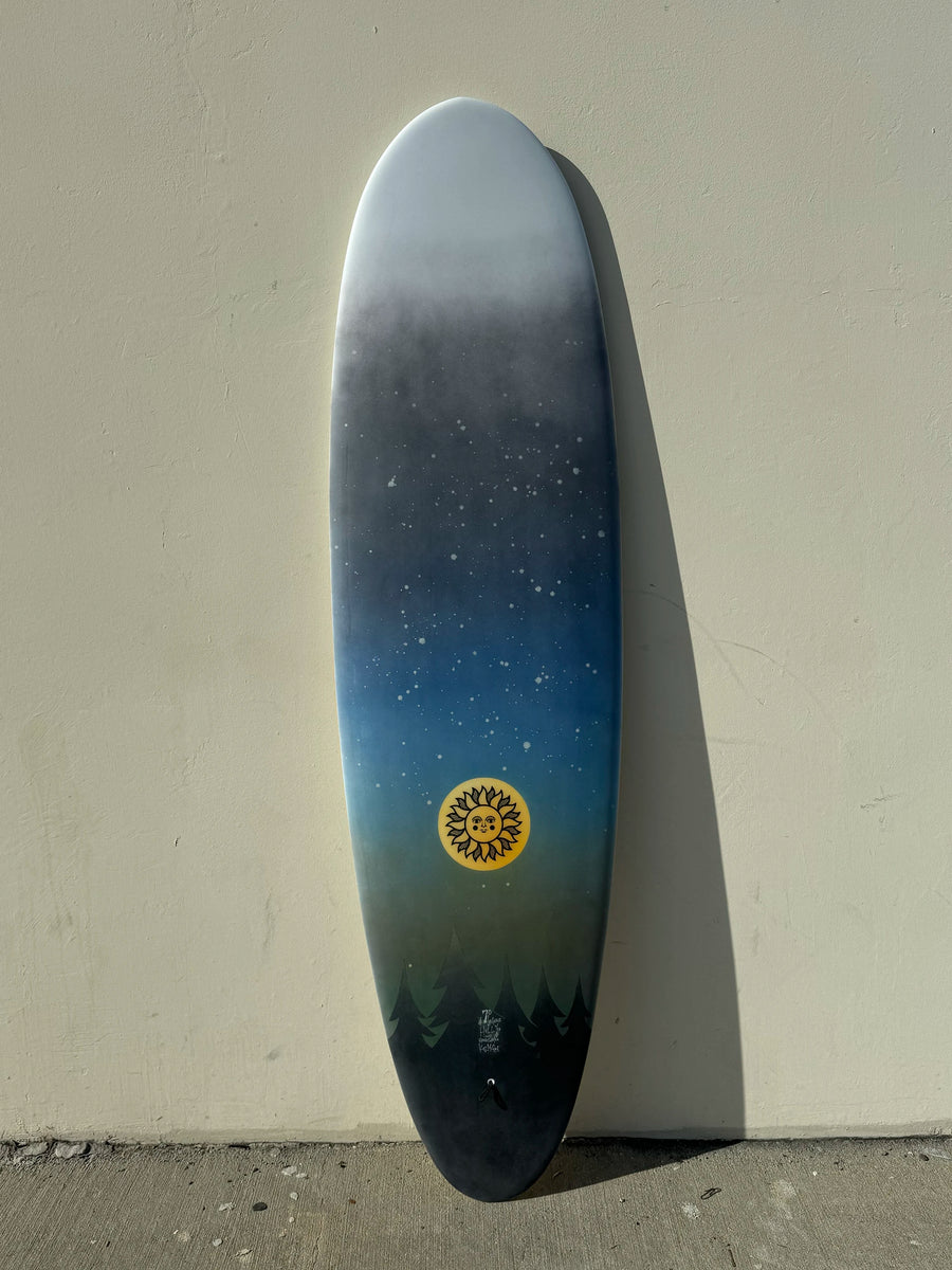 Koz McRae SurfingBoards | 7'0" Laguna Hull / Moon Rise Art Surfboard - Surf Bored