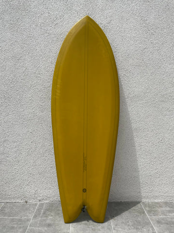Koz McRae SurfingBoards | 5’4” Zandona Twin Gold Clear Surfboard (USED)
