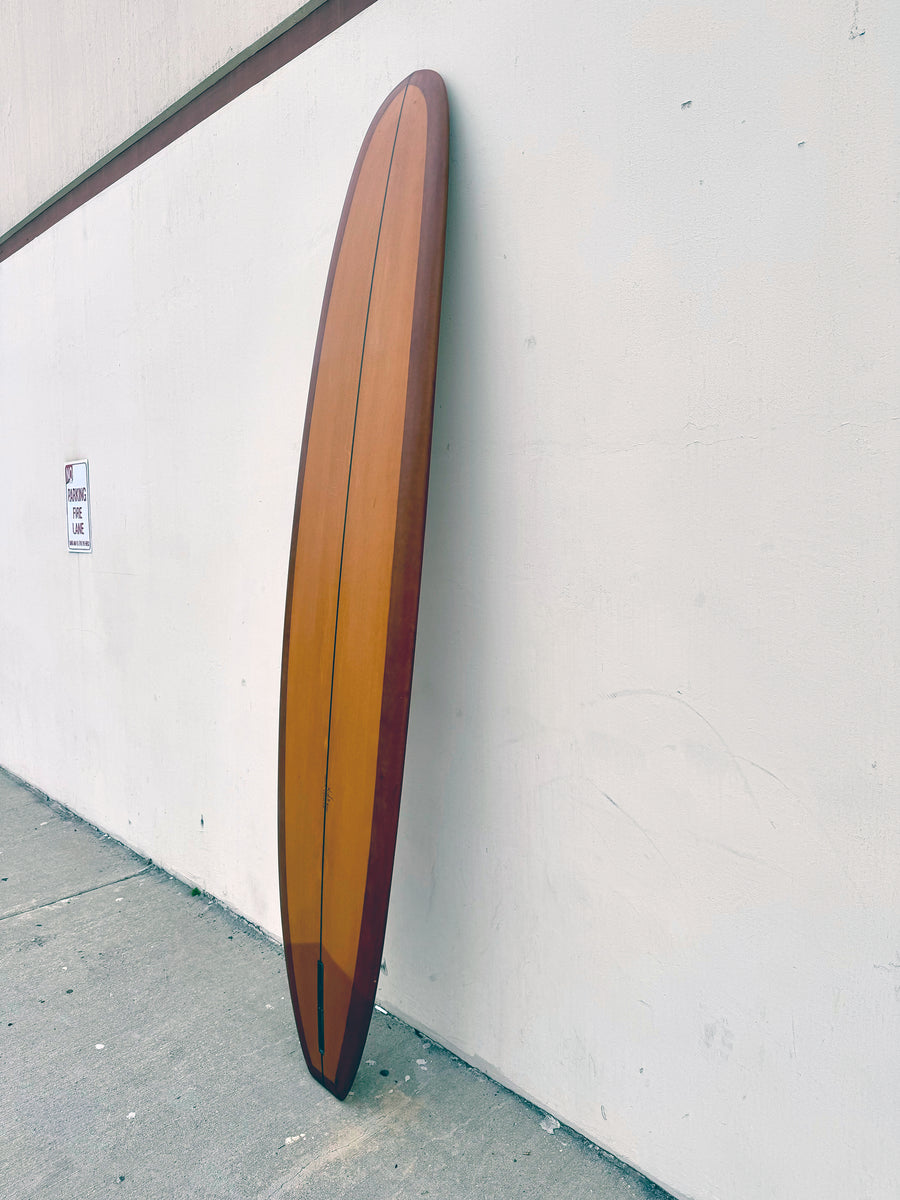 Kris Hall | 9'4" Daily Cup Caramel Fade Longboard - Surf Bored