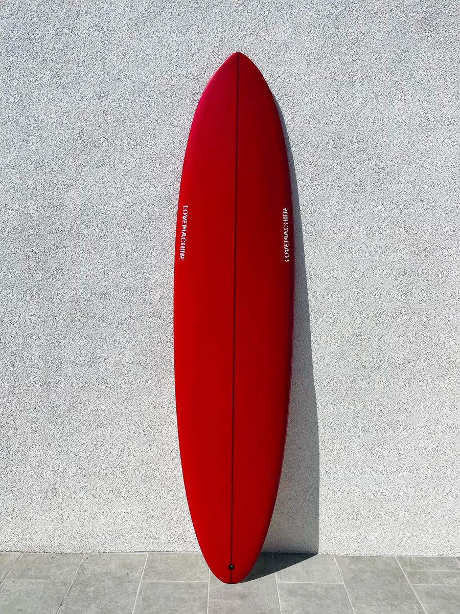 Love Machine | 7’8” FM Red Surfboard (USED) - Surf Bored