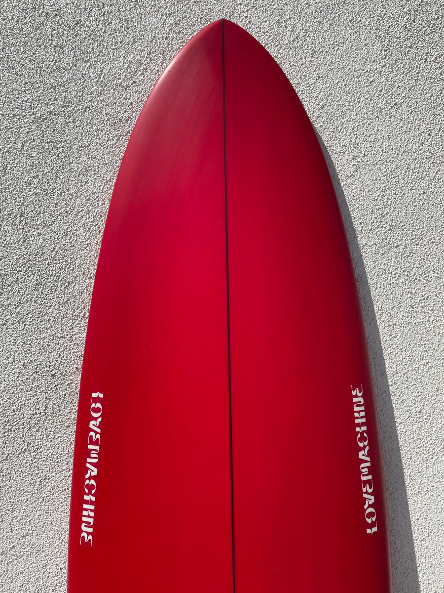 Love Machine | 7’8” FM Red Surfboard (USED) - Surf Bored