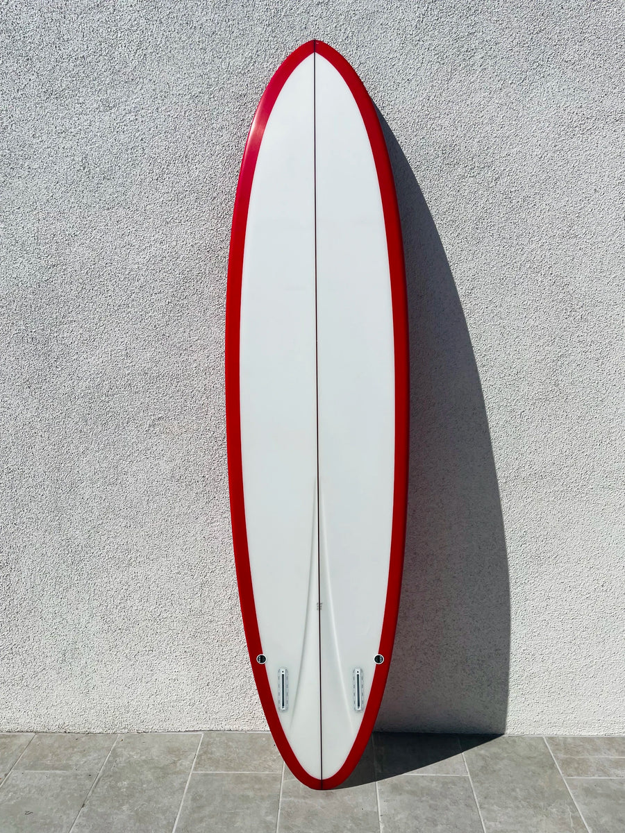 Love Machine | 7’8” FM Red Surfboard (USED) - Surf Bored