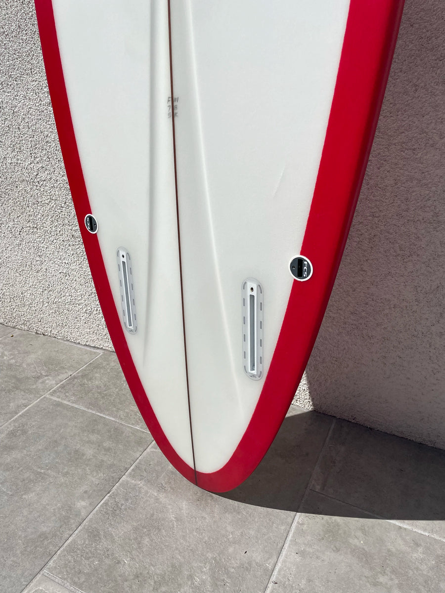 Love Machine | 7’8” FM Red Surfboard (USED) - Surf Bored