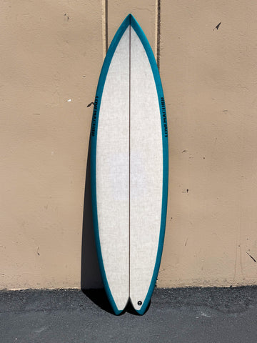 Love Machine | 5’10” Pedestrian Ship Green Flax  Surfboard (SOLD)