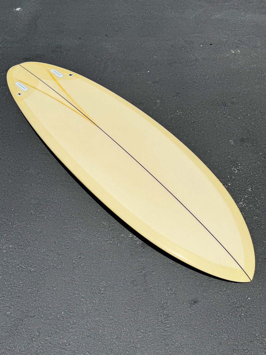 Love Machine | 6’9” FM Old Board Yellow Surfboard
