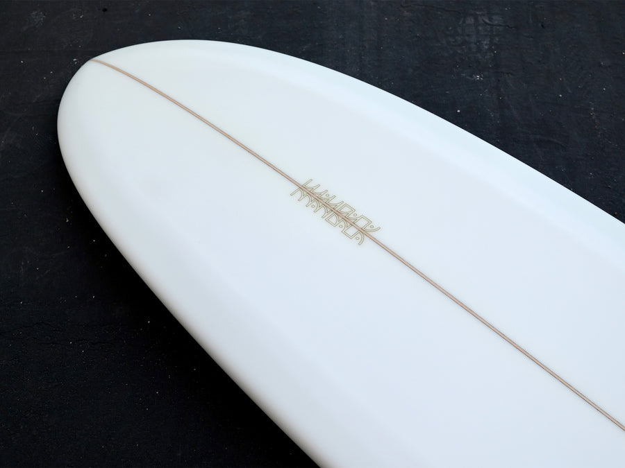 Mandala | 5’8” Mini Twinzer Fish Clear Surfboard - Surf Bored