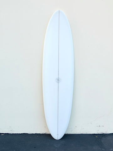 Mandala | 7’0” Jam Karet Twinzer Mid Clear Surfboard - Surf Bored