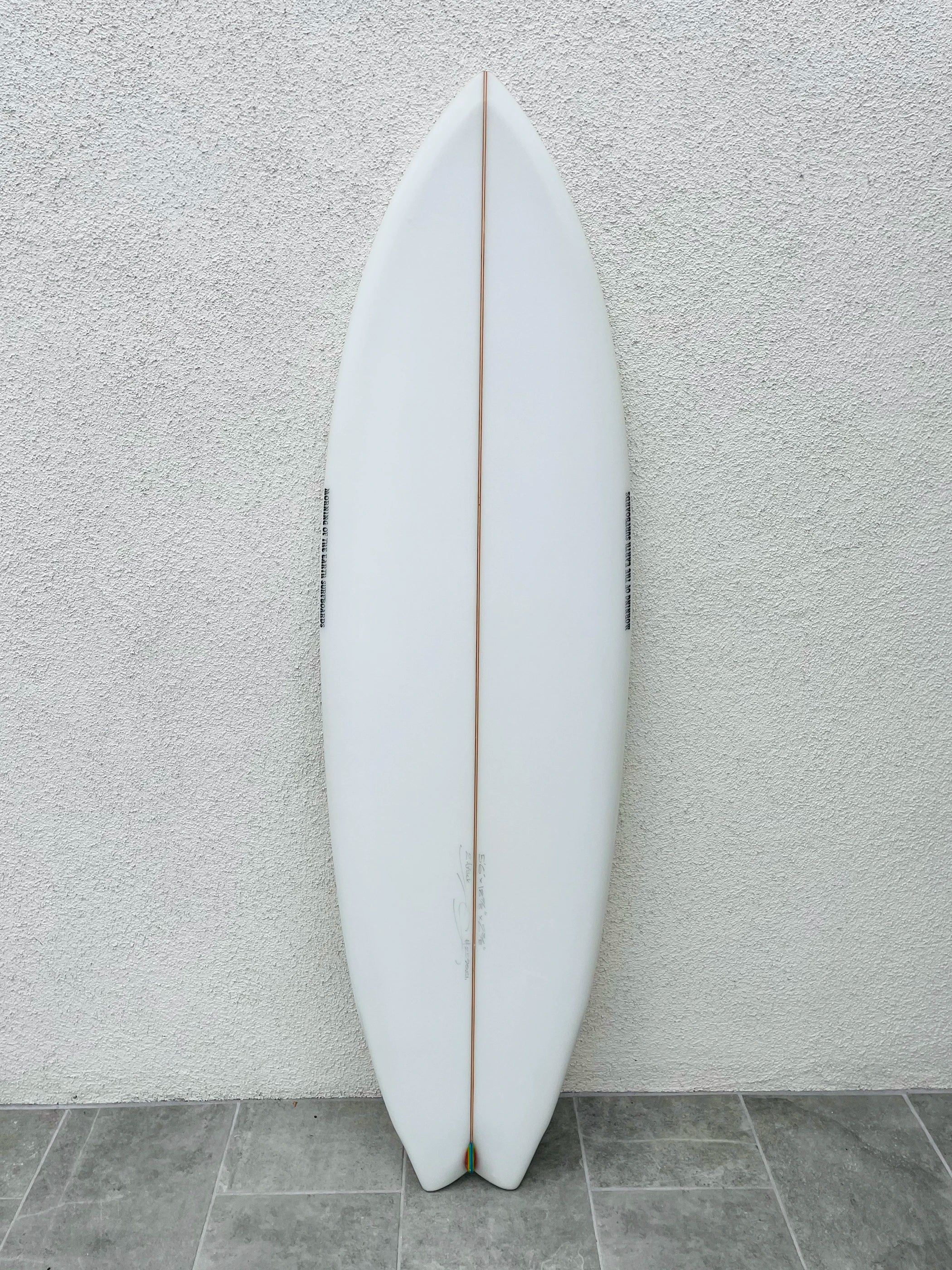 Morning Of The Earth | 5'6” Tracks Twinny Clear Surfboard (USED)
