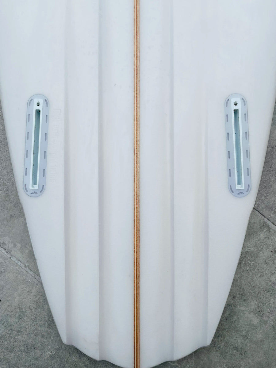 Morning Of The Earth | 6’7” FIJI Diamond Tail Clear Surfboard (USED) - Surf Bored