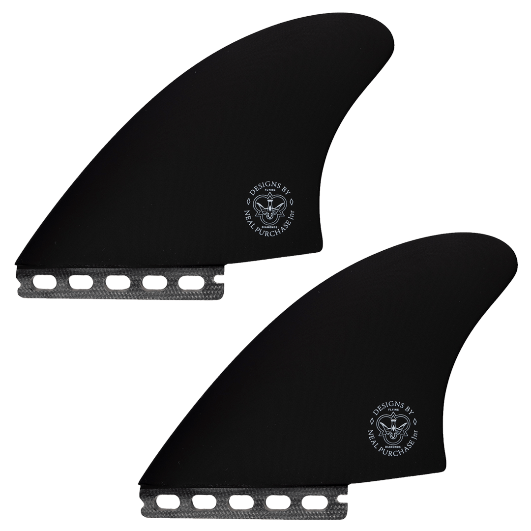 Flying Diamonds of California | NPJ Keel Fin Twin Set