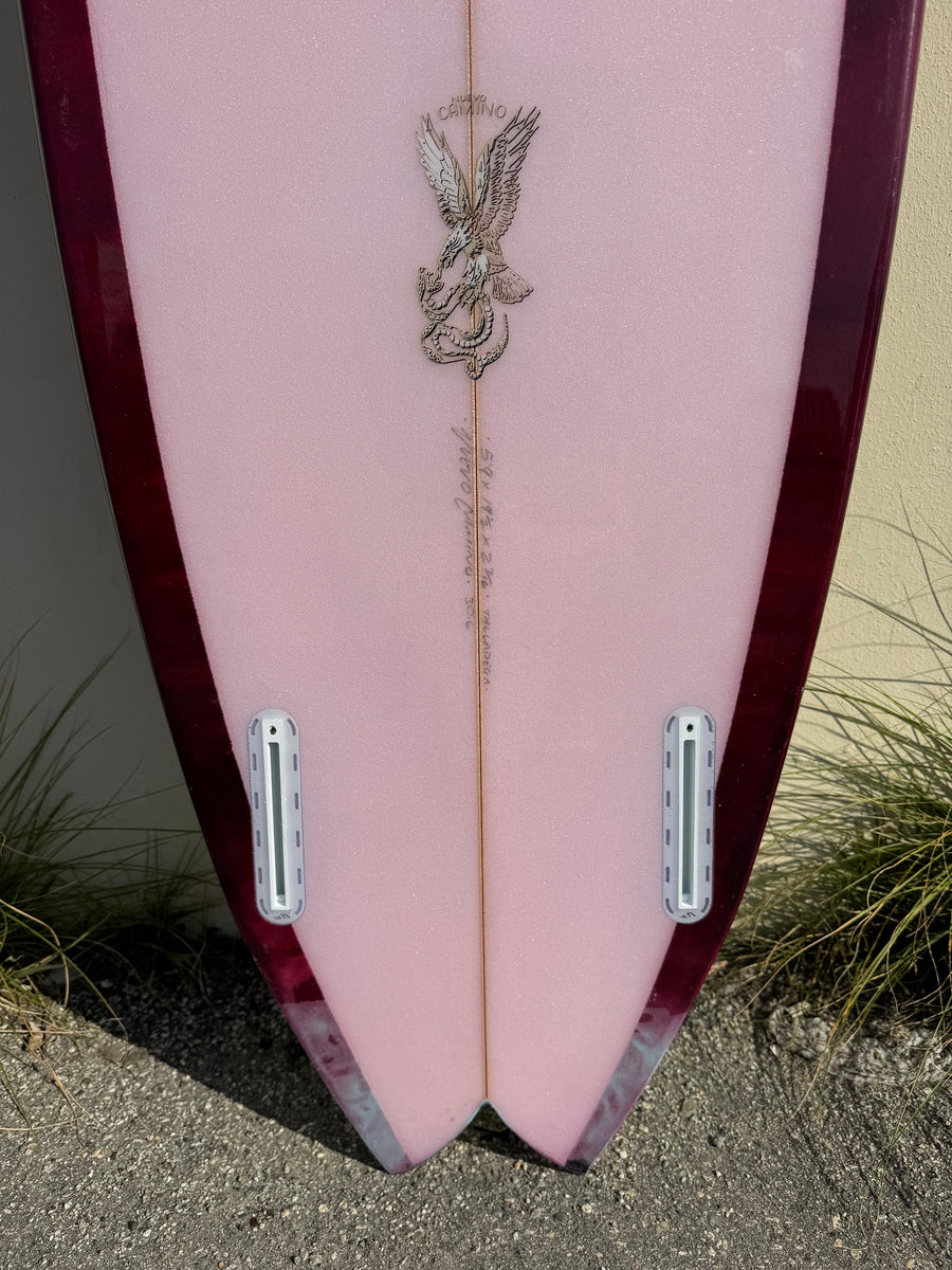 Nuevo Camino | 5’9 Talladega Twin Abstract Surfboard (USED)