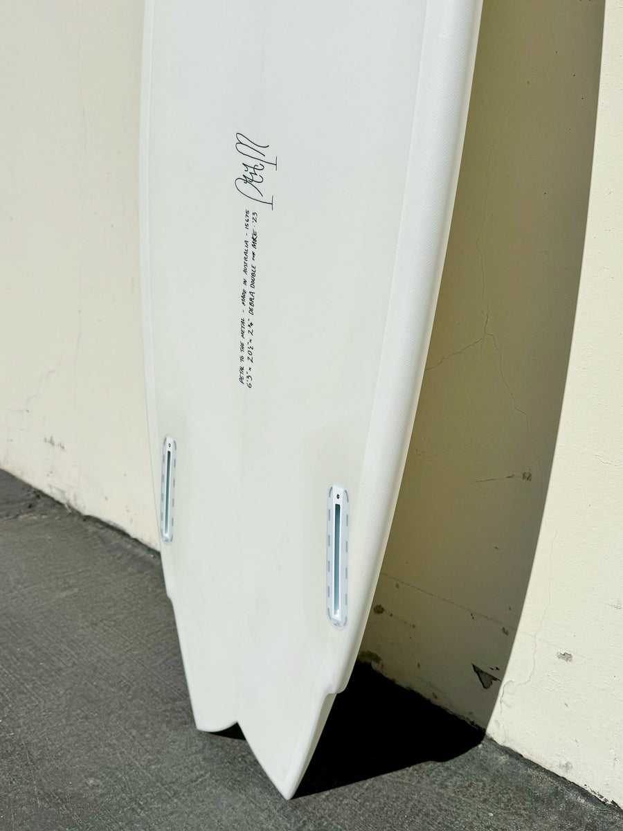 Petal to the Metal | 6’3" Debra Double Opaque Surfboard - Surf Bored
