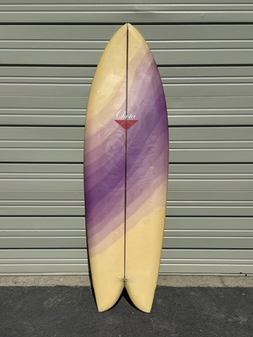 Rich Pavel | 5’8” Microwing Quad Abstract Surfboard (USED)