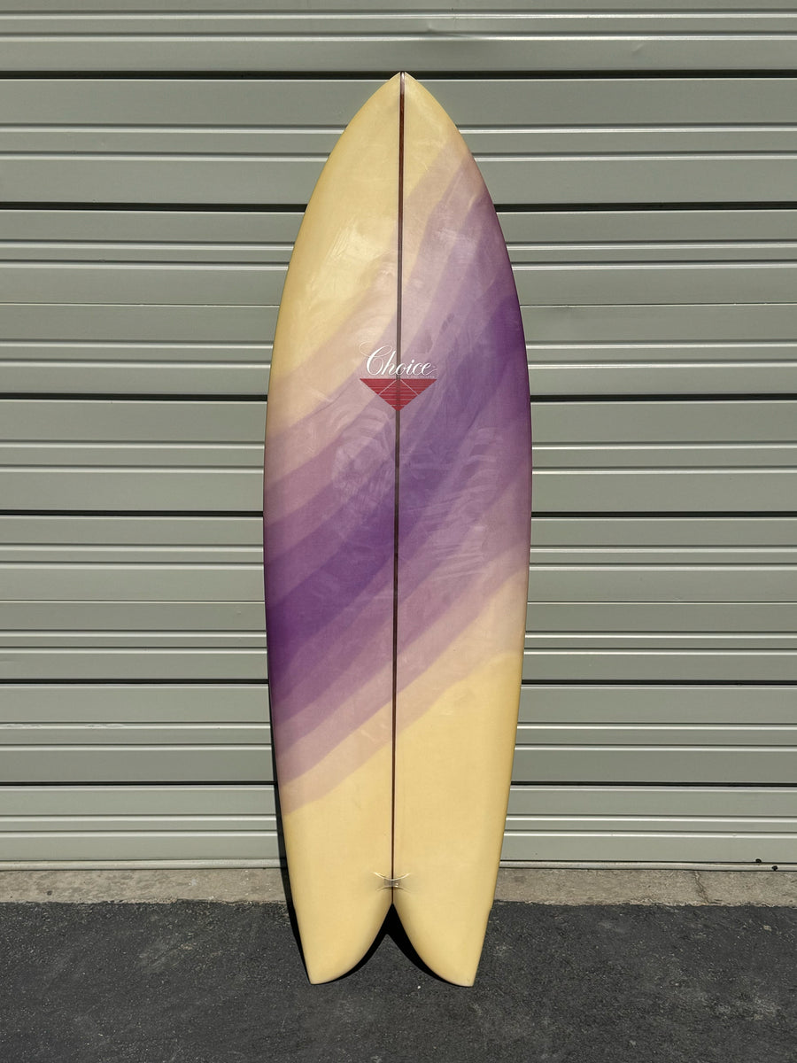 Rich Pavel | 5’8” Microwing Quad Abstract Surfboard (USED)