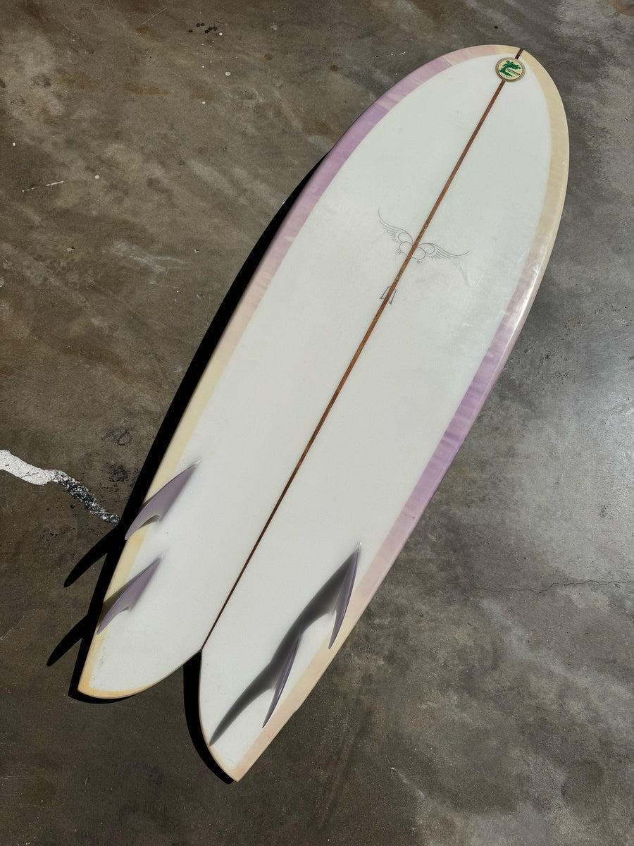 Rich Pavel | 5’8” Microwing Quad Abstract Surfboard (USED)