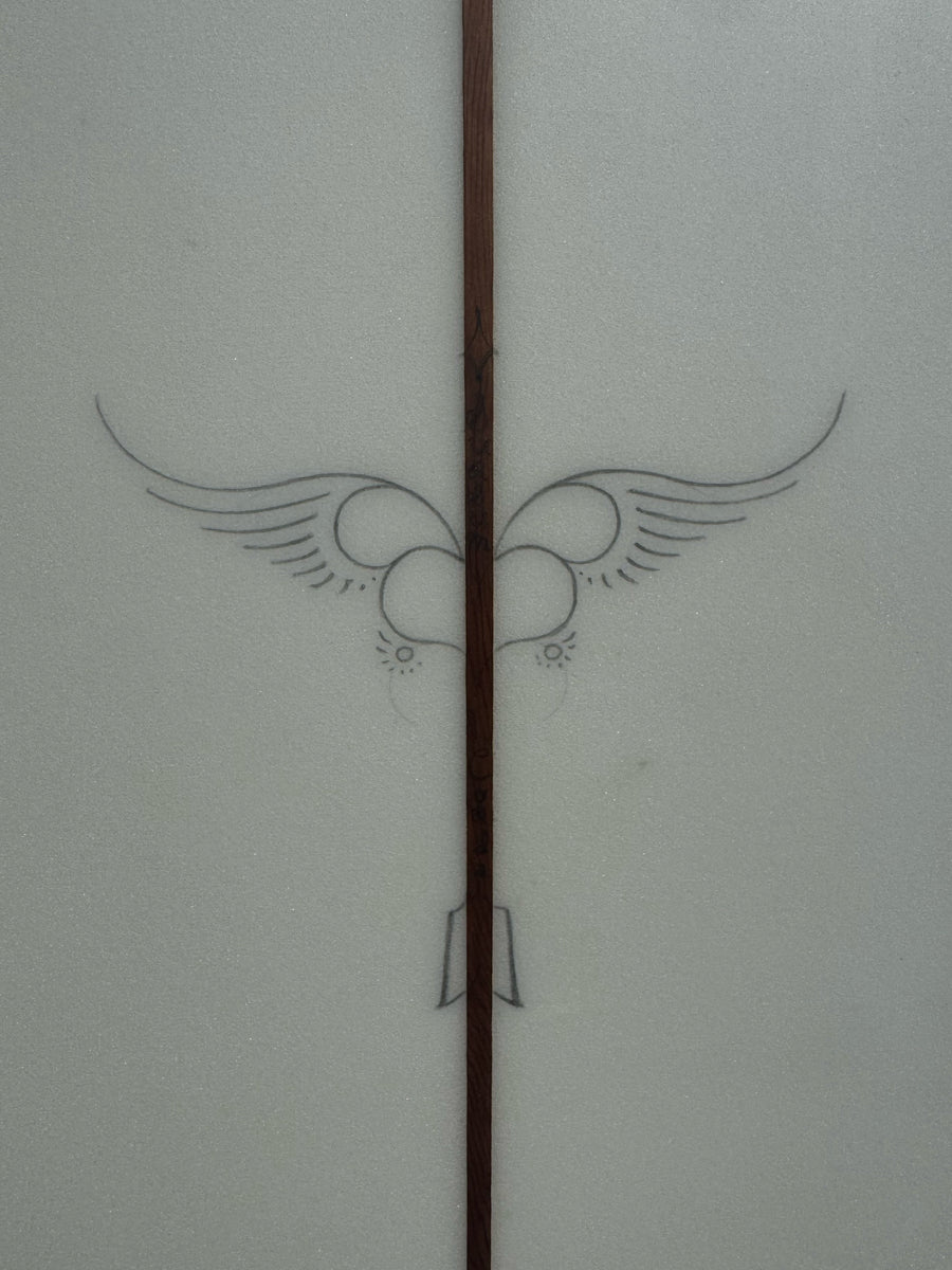 Rich Pavel | 5’8” Microwing Quad Abstract Surfboard (USED)