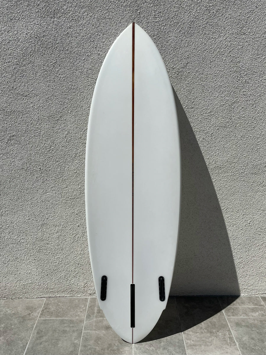 Russell Surfboards | 6’0” Rocket Pin Clear Surfboard (USED)