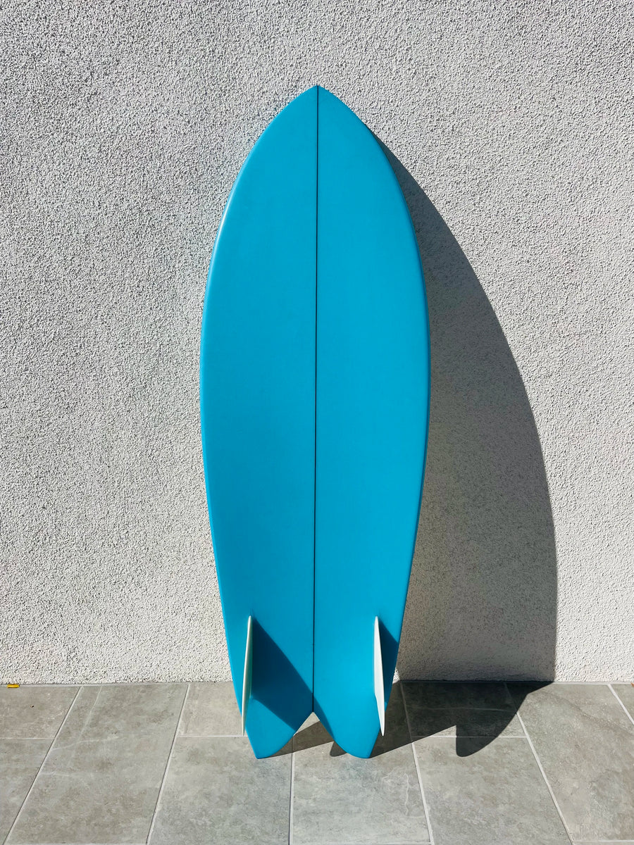Ryan Burch | 5'3” Squit Blue Opaque Surfboard (USED) Ryan Burch | 5'3” Squit Blue Opaque Surfboard (USED)