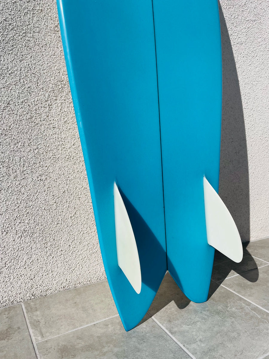 Ryan Burch | 5’3” Squit Blue Opaque Surfboard (USED) - Surf Bored