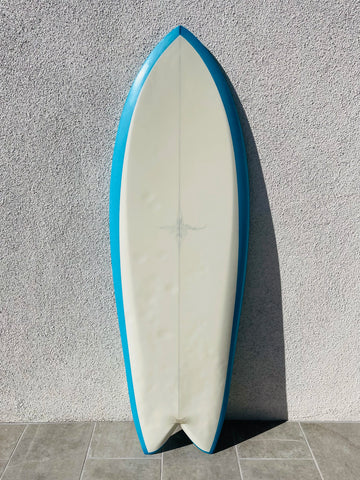 Ryan Burch | 5’3” Squit Blue Opaque Surfboard (USED) - Surf Bored