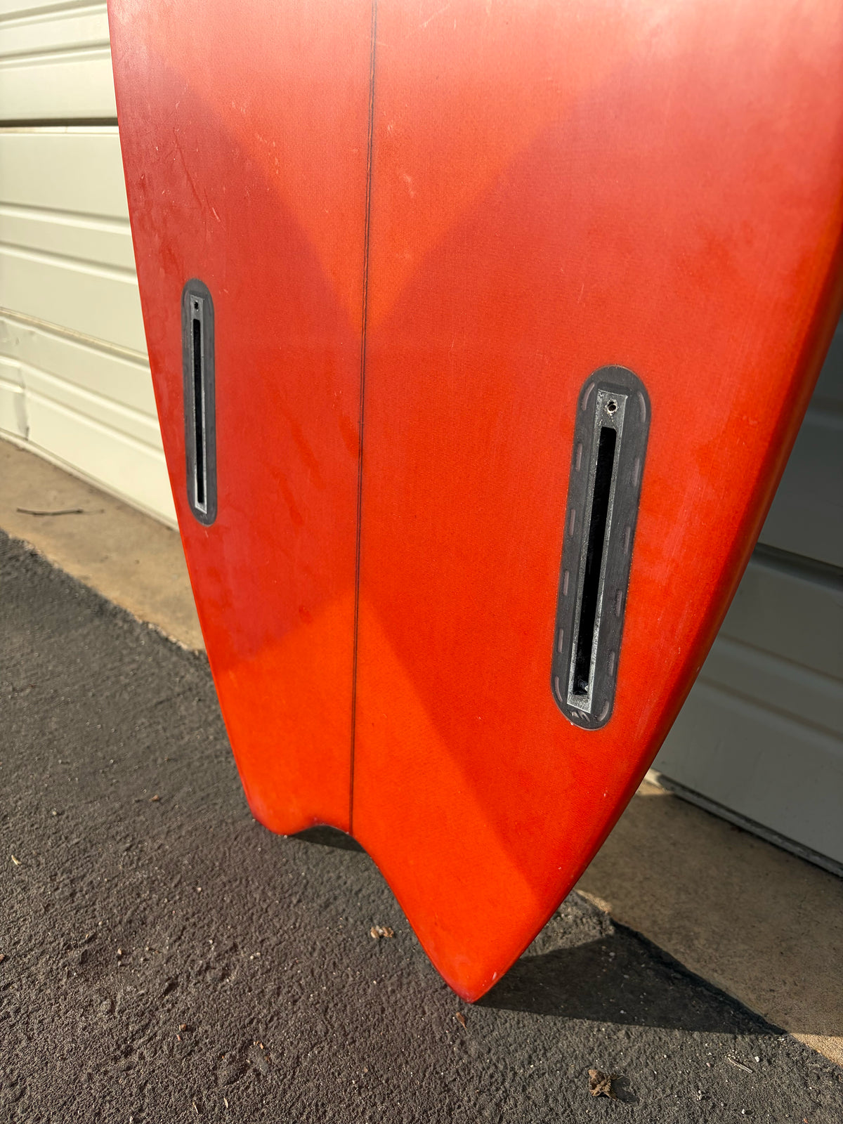 Ryan Burch | 6’2” Cuttle Fish Blue and Orange Surfboard (USED) - Surf Bored