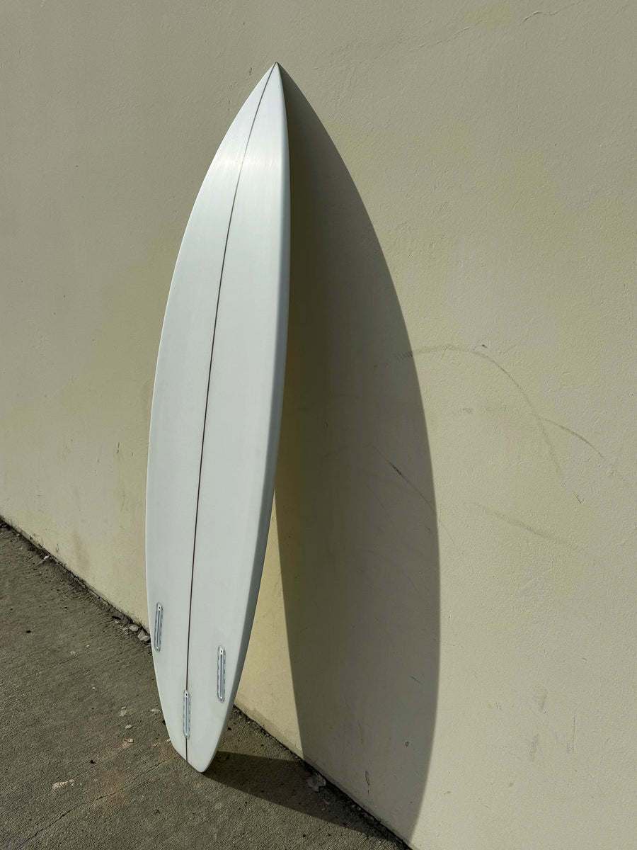 Ryan Burch | 6’0” Symmetrical Thruster Clear Surfboard