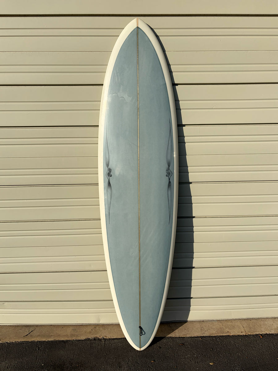 Ryan Burch | 6'8” Speed Egg Blue Single Fin Surfboard (USED)