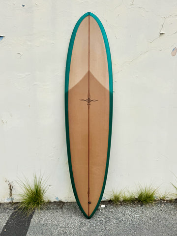 Ryan Burch | 7’4” Exti Zuria Green Brown Surfboard (USED)