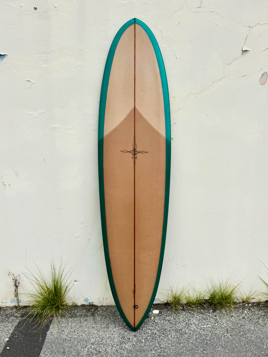 Ryan Burch | 7’4” Exti Zuria Green Brown Surfboard (USED)
