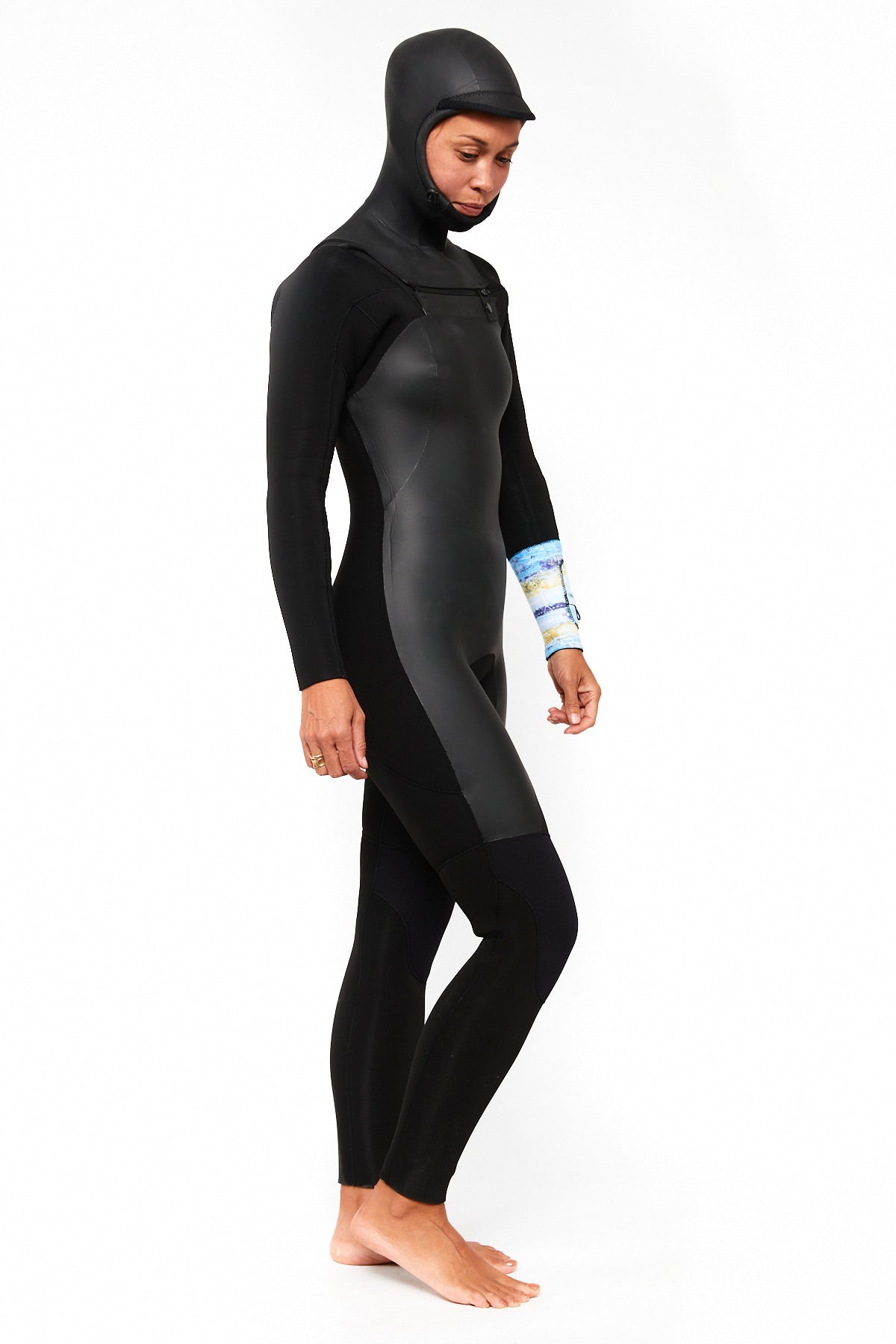 SEA CAVES 5/4MM Hooded Chest Zip Full Suit - Surf Bored