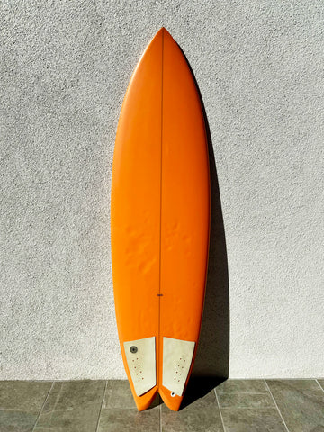 STPNK | 6’0” Anchovy Bar Peach Surfboard (USED) - Surf Bored