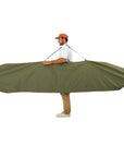 Olive Drab Canvas Surfboard Bag - Surf Bored