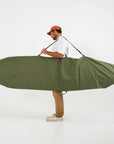 Olive Drab Canvas Surfboard Bag - Surf Bored
