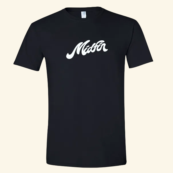 Midfin Forever Tee (BLACK) - Surf Bored
