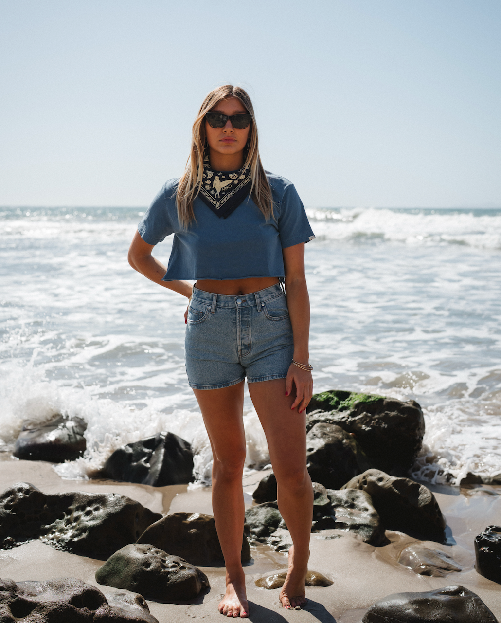 Beach Crop Tee - Surf Bored