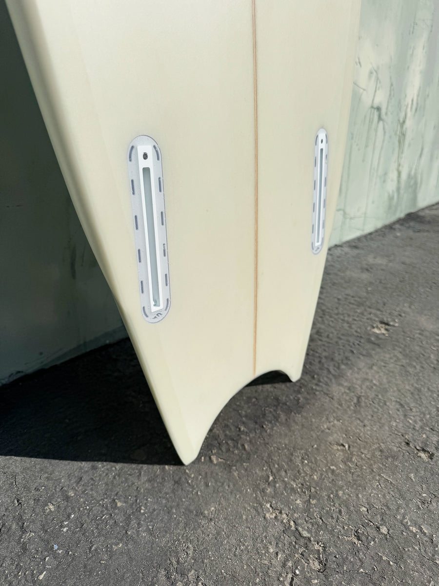 Simon Jones Designs | 5’5" LBOH Off White Surfboard - Surf Bored