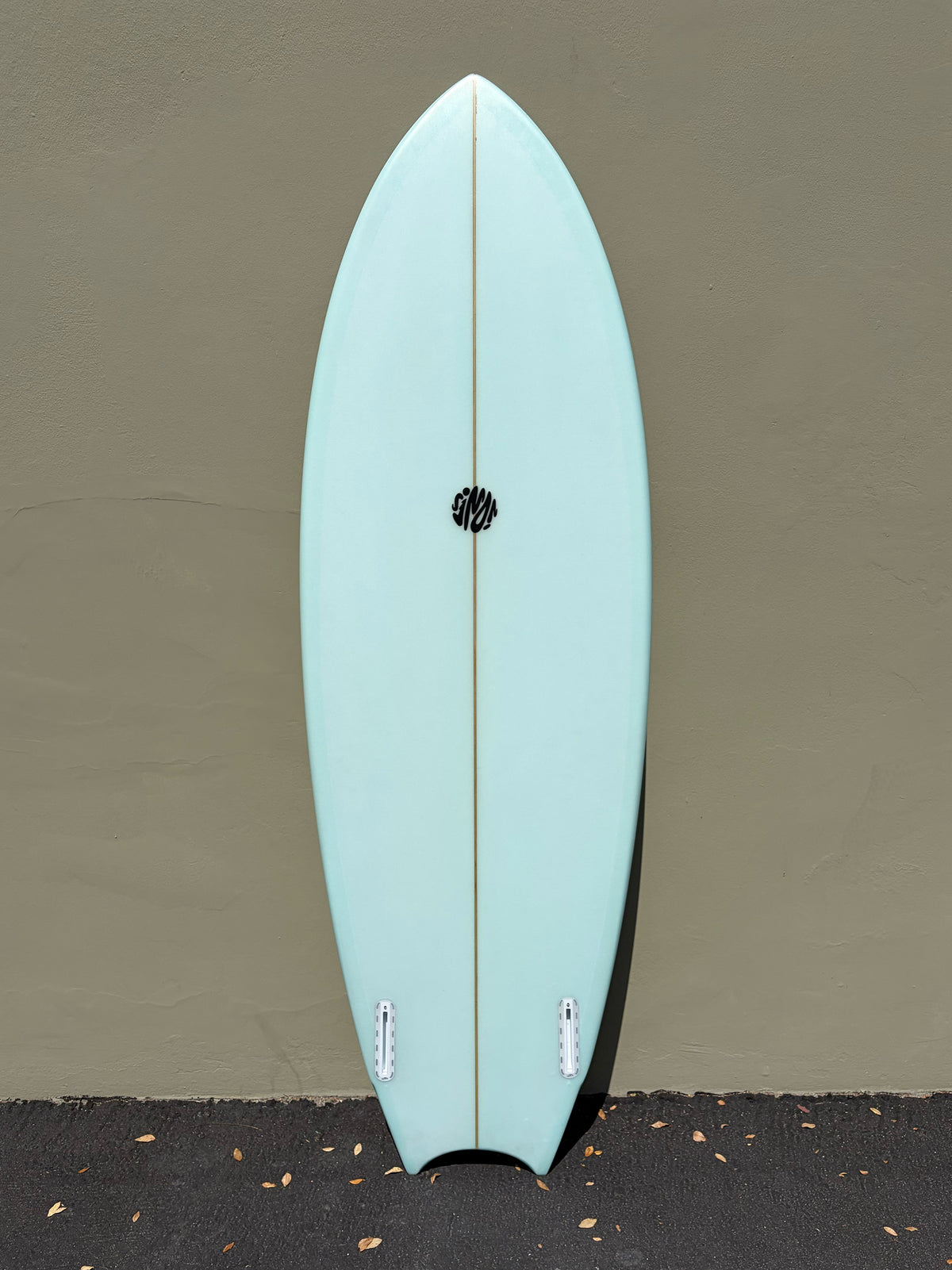 Simon Jones Designs | 5'6" LBOH Sky Blue Twin Fin Surfboard (USED) - Surf Bored