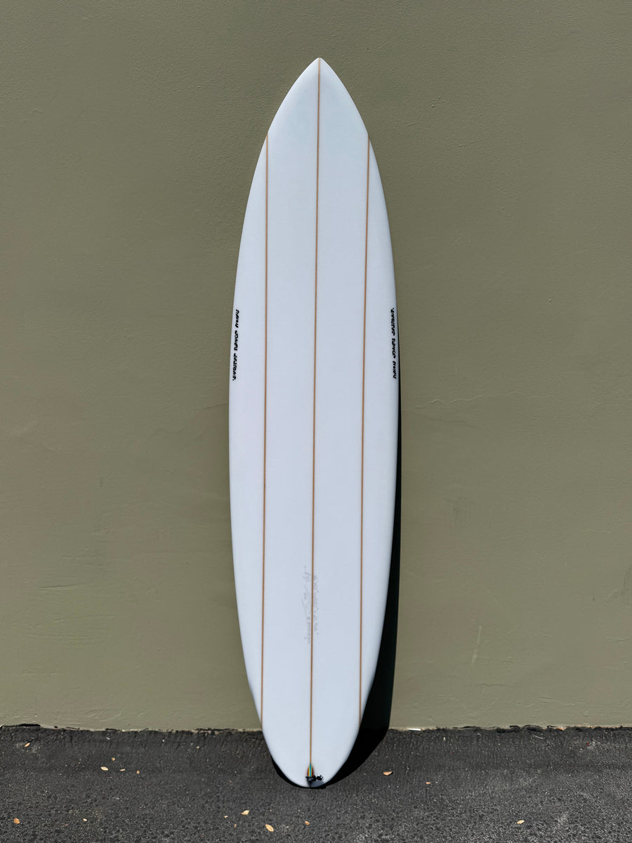 Simon Jones Designs | 6’10” Fiji Triple Stringer Clear Surfboard