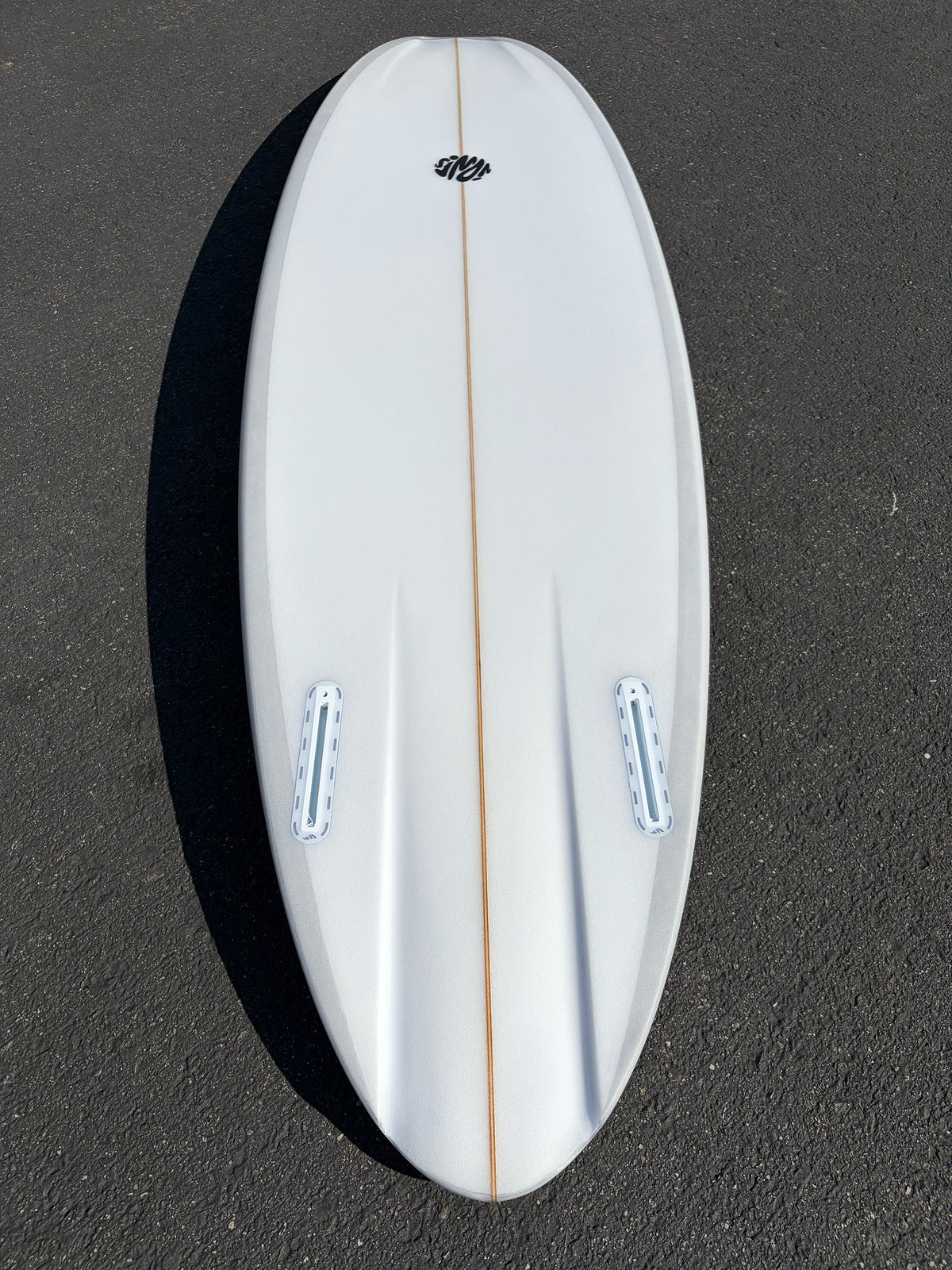 Simon Jones Designs | 6’4” Remote Location Gun Metal Surfboard - Surf Bored